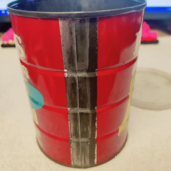 HILLS BROS DRIP GRIND COFFEE CAN TIN 1 LB. with 5 CENTS OFF, COLLECTORS ITEM - Picture 14 of 14